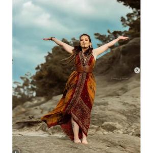 High Demand Boho Cotton Maxi Dress V Neck Sleeveless Regular Fit Asymmetric Hem Solid Printed <b>Wrap</b> Tie Eco-Friendly Summer <b>Beach</b> - Product Image 2