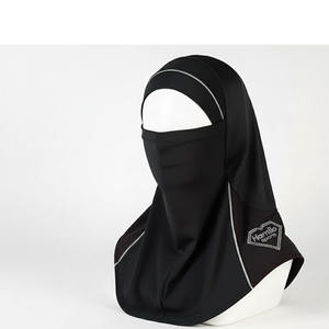 Pañuelo Hijab de Chifón Crepé de Alta Calidad, Personalizado, de Lujo, Color Sólido, Premium, con Diamantes, Plisado, para Mujer - Product Image 2