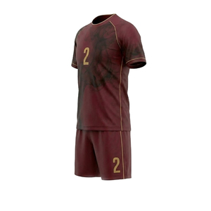 Ensemble d'uniformes de handball avec construction flexible et design confortable pour les activités sportives et les matchs de football - Product Image 2