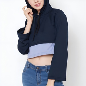 Venta Directa de Fábrica, Sudadera Corta para Mujer, Hecha de Algodón, de Secado Rápido y Tela Cómoda, Sudaderas Cortas para Mujer - Product Image 5