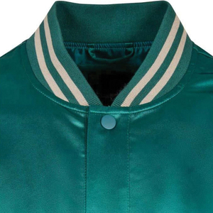 New Arrival Women's Hip Hop Satin PU Leather Bomber <b>Jacket</b> <b>Mandarin</b> <b>Collar</b> Short Raw Breathable High Street Style for Winter - Product Image 4