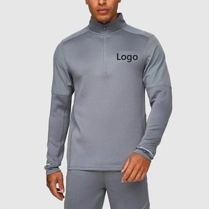 Hauts de sport pour hommes à manches longues, durables, antibactériens, respirants, nouveau style, design personnalisé, fabrication en usine, anti-UV. - Product Image 6