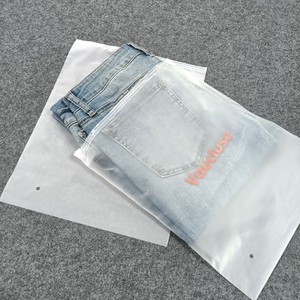 Bolsa de Metal para Ropa de Alta Calidad al por Mayor con Cierres de Cremallera Sin Níquel, Logotipo Personalizado Impreso en Bolsa de Polietileno para Tienda Online - Product Image 1