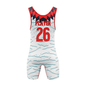 Singlet de Lucha para Hombre, de una Pieza, con Estampado por Sublimación, de Secado Rápido, Ajustado, para Artes Marciales, Talla Adulto - Product Image 3