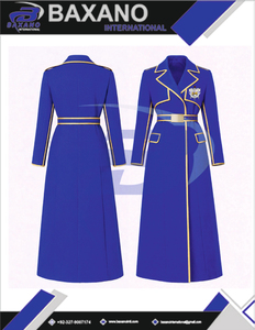 Abrigo de Lana de Alta Calidad para Mujer con Cinturón, Estilo Trench Coat, Maxi Abrigo de Lana Universitario, para Miembros de la Hermandad Sigma Gamma Rho (SGR) - Product Image 6