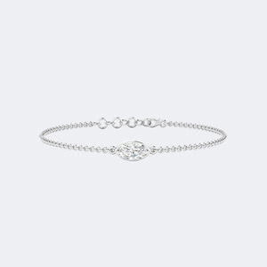 0.50CTW Marquise Bezel-<b>Set</b> Diamond Station Bracelet - Product Image 6