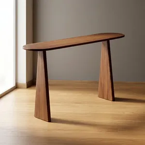 Mesa Consola de Madera para Entrada, Sala de Estar, Pasillo, Mesa Auxiliar de Sofá, Mueble de Almacenamiento para Decoración del Hogar - Product Image 5