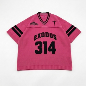 เสื้อไหมพรมโอเวอร์ไซส์ผู้ชายแบบสั่งทำพิเศษ ปักโลโก้ด้านหน้า ระบายอากาศได้ดี ผ้าฝ้าย 100% ป้องกันการเป็นขุย แขนสั้น - Product Image 1