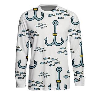 Servicio OEM ODM, Diseño Personalizado de Camisetas de Pesca, Ropa Deportiva para Exteriores, Ropa de Pesca, Poliéster y Elastano, Impresión por Sublimación - Product Image 3