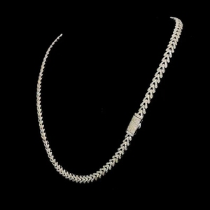 Hot Selling Pass Diamond <b>Tester</b> 8mm/10mm/12mm Iced Out Hip Hop VVS1 Moissanite Cuban Link Chain - Product Image 6