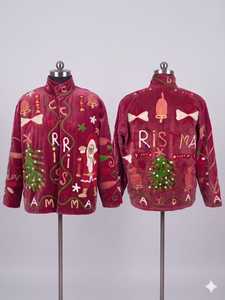 Red Suzani <b>Embroidered</b> <b>Jacket</b> <b>for</b> <b>Women</b> Wholesale Ethnic Fashion <b>Jacket</b> - Product Image 5