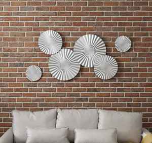 Escultura de Pared Metálica Moderna Daystar Trade, Diseño Geométrico Abstracto Irregular, Decoración Navideña para Sala de Estar - Product Image 2