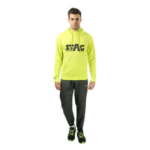 STAG ICONIC: SUDADERA CON CAPUCHA VERDE NEÓN SS- SH4 - Product Image 2