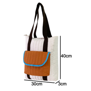 Custom Logo Shopper Bag Manufacturer Reusable Waterproof Shopping Bags for France Supermarket Intermarch&eacute; - Product Image 3