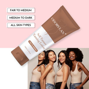 Sérum d'assombrissement de la peau du corps lotion de bronzage sans soleil autobronzant couleur blé gouttes autobronzantes crème nourrissante à l'huile noire - Product Image 3