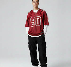 Maillot de football personnalisé pour homme, séchage rapide, pour entraînement d'équipe, avec numéro et nom de joueur personnalisables, vêtements de sport de haute qualité - Product Image 2