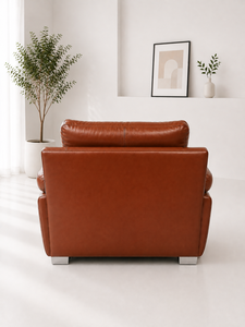 Sofá Esmeralda de Lujo 321 CHICAGO, Conjunto de Sofás de 321 Plazas, Muebles Modernos para Sala de Estar, Apartamento, Hotel, Uso Personalizado, Cuero PU Premium - Product Image 3