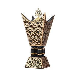 Regalo de inauguración de casa, decoración para fiesta del Eid, decoración artesanal islámica, escultura de luna creciente, quemador de incienso chapado en oro - Product Image 2
