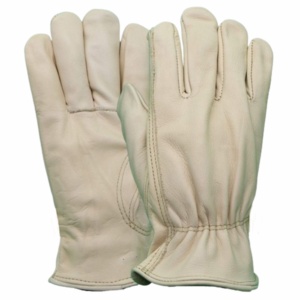 Best Performance Heavy Duty Cowhide Grain Leather General Purpose <b>Driver</b> <b>Gloves</b> Elastic Cuff Tear-Resistant Industrial Safety - Product Image 1