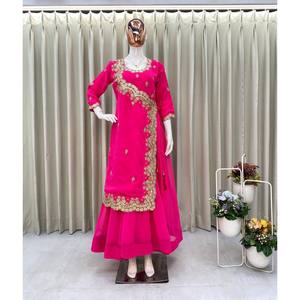 Hermoso vestido de noche de trabajo de papel de aluminio para fiestas Vestido elegante para mujer - Product Image 2
