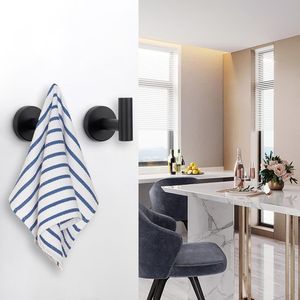 Ganci per Asciugamani in Acciaio Inox SUS 304 Resistenti, Gancio Porta Accappatoio per Bagno, Soggiorno, Hotel, Cucina, Garage - Product Image 3