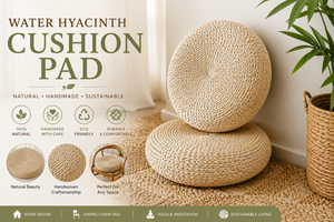 Vietnam Handmade Water Hyacinth <b>Cushion</b> Pad Eco Friendly Woven Home Accessory - Product Image 6