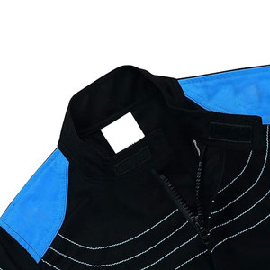 Traje de Motociclismo para Hombre, Manga Larga, Color Negro y Azul, Transpirable, para Todas las Temporadas, 100% Genuino, Calidad Premium - Product Image 4