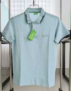 Polos informales de manga corta para hombre, camisetas de punto de algodón 100%, ropa cómoda y elegante de Color sólido antiarrugas para hombre - Product Image 6