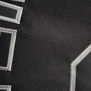 Breathable Quick Dry Custom White <b>Baseball</b> Jersey Button Up Team Shirt Blue Piping Trim OEM ODM Private Label Manufacturer - Product Image 5