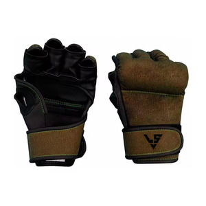 Gants de combat MMA en cuir PU durables à paume ouverte pour entraînement en salle et compétition professionnelle – Vente en gros - Product Image 1