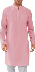 Conjunto de Kurta y Pijama para Hombre de Alta Calidad, Directo de Fábrica, Talla Personalizada, Proveedor de Ropa Islámica al por Mayor, Nueva Llegada 2026 - Product Image 4