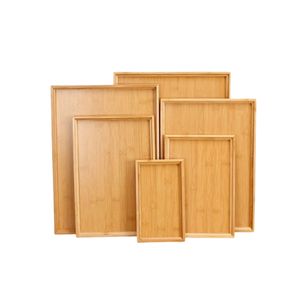 Plateau en bambou durable, best-seller, pour des réceptions élégantes et une organisation fiable des bouteilles d'épices dans la cuisine - Product Image 1