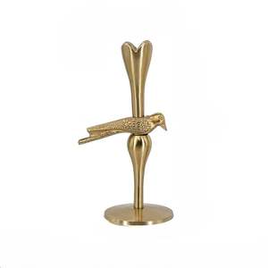 Porte-bougie en forme d'oiseau, décoration artistique pour la maison, design en métal durable - Product Image 4