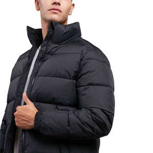 Custom Men Winter Puffer Jacket Warm <b>Bubble</b> <b>Coat</b> Windproof Padded Quilted Jacket Thick Outdoor Men's Fashion Casual Outerwear - Product Image 3