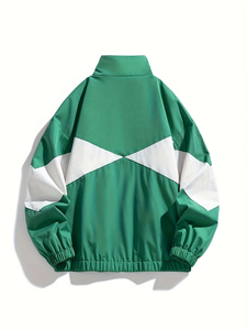 Custom Logo <b>Women</b> Waterproof Windbreaker Stand Collar Zipper <b>Lightweight</b> Packable Rain Polyester Outerwear <b>Jacket</b> - Product Image 2
