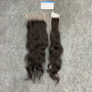 Prix de gros pour closure en dentelle HD 2x6 transparente à cuticules alignées, pour cheveux humains vietnamiens fins en dentelle suisse, couleur naturelle - Product Image 2