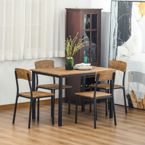 Ensemble de salle à manger élégant : table et chaises pour des repas confortables - Product Image 4
