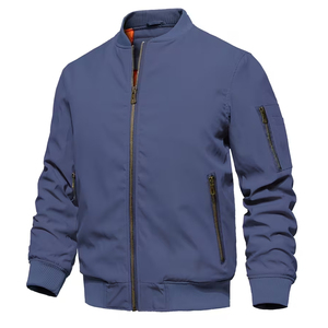 Bomber <b>Jacket</b> For Adult <b>Slim</b> <b>Fit</b> Polyester Unisex Winter Full Zip Vintage Front Logo Windproof Eco Friendly Heated Bomber <b>Jacket</b> - Product Image 1