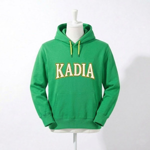 Hoodie d'hiver en molleton tricoté polyester/coton de haute qualité, imprimé sur mesure, coupe oversize, épais, épaules tombantes, pour hommes - Product Image 3