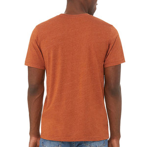 T-shirts en coton à manches courtes unisexe, coupe ample, col rond, en tissu peigné, anti-boulochage, pour l'été, vente en gros directe usine - Product Image 3