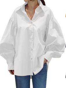 Blusa Elegante de Punto con Estampado Sólido para Mujer, Corte Regular, Manga Larga, Estilo Vintage para Primavera/Verano - Product Image 2