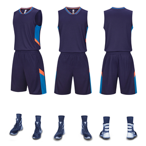 ชุดบาสเก็ตบอลสีน้ำเงินสำหรับผู้ชาย Starlet International แบบพิมพ์ลาย Sublimation ระบายอากาศได้ดี ผลิตจากโพลีเอสเตอร์ ชุดกีฬาสำหรับผู้ใหญ่ ไร้ตะเข็บ - Product Image 4