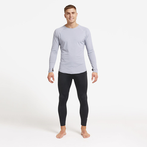 Men's Full Sleeve Rash Guard-High Quality Spandex/Polyester Breathable Quick Dry UPF50+ Anti-Bacterial Gym <b>Swim</b> Wear - Product Image 4