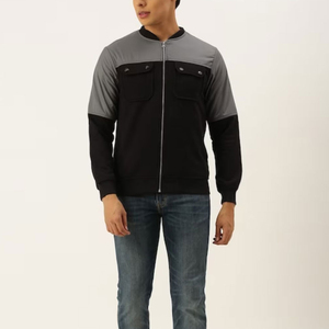 Blouson bomber à col montant, respirant, coupe-vent, imperméable, de haute qualité, avec sublimation intégrale, taille plus 4XL, poche en toile - Product Image 4