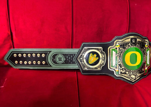 Ceinture de champion des Oregon Ducks, taille adulte, modèle Legacy, en alliage de zinc de qualité supérieure, 2 mm/4 mm, taille haute - Product Image 4