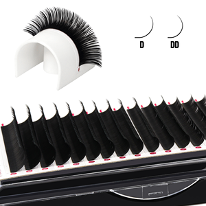 Charmlash Fournitures pour extensions de cils en gros Extensions de cils volume noir mat Cc D Curl Plateaux de cils individuels classiques - Product Image 1