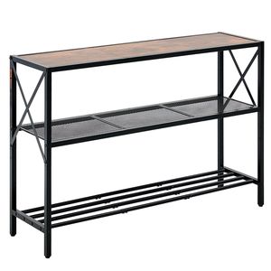 Consolle da 41,7 Pollici a 3 Livelli, Tavolo Lungo e Stretto per Ingresso, Corridoio o Arredamento Casa - Product Image 1