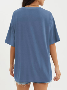 Camiseta Unisex Premium de Algodón, Suave y Transpirable, Estilo Casual, a la Moda, Estilo Urbano, Verano, Cómoda, con Diseño Gráfico para Mujer - Product Image 2