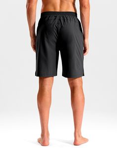 Men's Quick Dry Swim Shorts Trunks Breathable <b>Board</b> Beach Zipper Pockets 9 Inch Inseam Beach Bathing Suit Lightweight Swimwear - Product Image 3