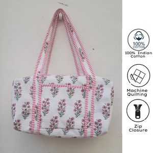 Bolsas de Viaje Acolchadas de Algodón al por Mayor, Estampados Surtidos, Multifuncionales, Gran Capacidad, Logotipo Personalizado OEM - Product Image 3